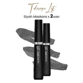 Loreal Paris Telescopic Lift Siyah 2 Adet Maskara