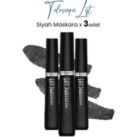 Loreal Paris Telescopic Lift Siyah 3 Adet Maskara
