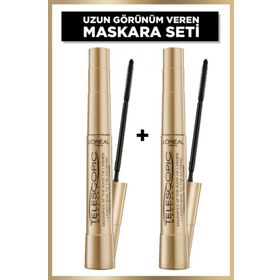 Loreal Paris Telescopic Siyah 2 Adet Maskara