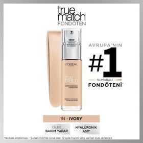 Loreal Paris True Match 1N Ivory 30 ml Fondöten