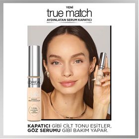 Loreal Paris True Match 1N Light Aydınlatan Serum Kapatıcı