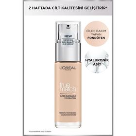 Loreal Paris True Match 1R Rose Ivory 30 ml Bakım Yapan Fondöten