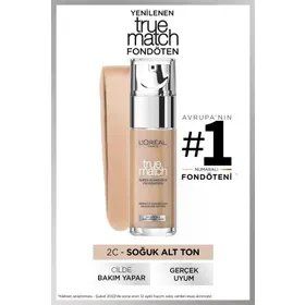 Loreal Paris True Match 2R 2C - Rose Super Blendable 30 ml Fondöten