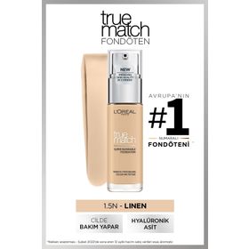 Loreal Paris True Match Bakım Yapan 1.5 Linen Fondöten