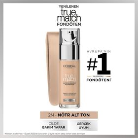 Loreal Paris True Match Bakım Yapan Fondöten