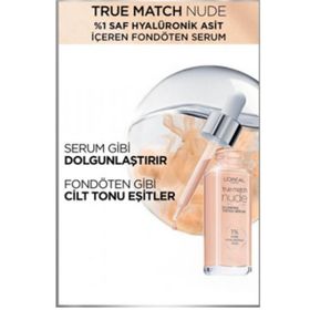 Loreal Paris True Match Nude Serum No: 3-4 Light Medium Fondöten