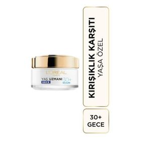 Loreal Paris Yaş Uzmanı 30+ 50 ml Kırışıklık Karşıtı Nemlendirici Gece Kremi