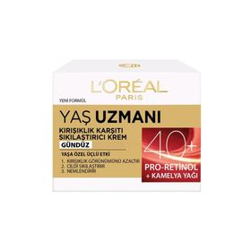 Loreal Paris Yaş Uzmanı 40+ Kırışıklık Karşıtı Sıkılaştırıcı 50 ml Gündüz Kremi