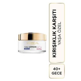 Loreal Paris Yaş Uzmanı 50 ml 40+ Anti-Aging Gece Kremi