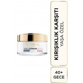 Loreal Paris Yaş Uzmanı 50 ml Kırışıklık Karşıtı Gece Kremi