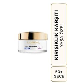 Loreal Paris Yaş Uzmanı 50+50 ml Anti-Aging Gece Kremi
