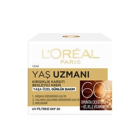 Loreal Paris Yaş Uzmanı 60 + 50 ml Kırışıklık Karşıtı Sıkılaştırıcı Krem