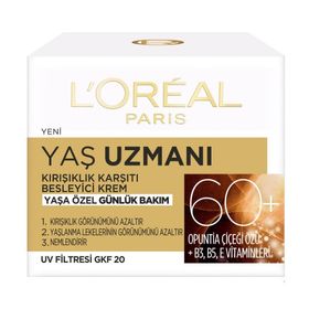 Loreal Paris Yaş Uzmanı 60 + 50 ml Kırışıklık Karşıtı Sıkılaştırıcı Krem