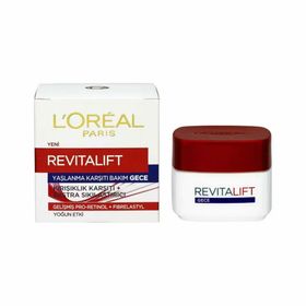 Loreal Paris Yaşlanma ve Kırışıklık Karşıtı Sıkılaştırıcı Revitalift Nuit 50 ml Gece Kremi