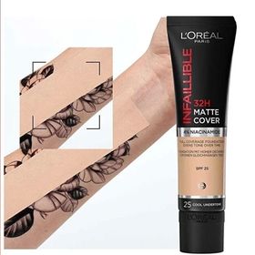 Loreal Paris Yüksek Kapatıcı Fondöten Infaillible 32H Matte Cover 200 Golden Sand 30 ml Fondöten