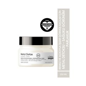 L'Oreal Professionnel 250 ml Renkli ve Açıcı İle İşlem Görmüş Saçlar İçin Metal Karşıtı Maske