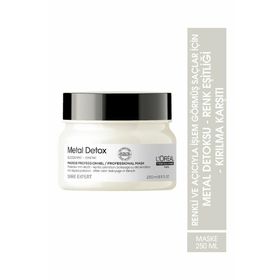L'Oreal Professionnel 250 ml Renkli ve Açıcı İle İşlem Görmüş Saçlar İçin Metal Karşıtı Maske