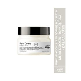 L'Oreal Professionnel 250 ml Renkli ve Açıcı İle İşlem Görmüş Saçlar İçin Metal Karşıtı Maske