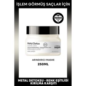 L'Oreal Professionnel 250 ml Renkli ve Açıcı İle İşlem Görmüş Saçlar İçin Metal Karşıtı Maske