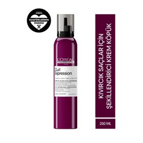 L'Oreal Professionnel 250 ML Serie Expert Curl Expression Kıvırcık Saçlar İçin Şekillendirici Krem Saç Köpüğü