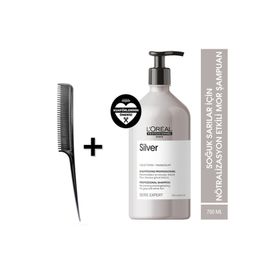 L'Oreal Professionnel 750 ml Serie Expert Silver Gri ve Beyaz Saçlar İçin Parlaklık Veren Şampuan