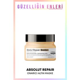 L'Oreal Professionnel Serie Expert Absolut Repair Yıpranmış Saçlar İçin 250 ml Onarıcı Altın Maske