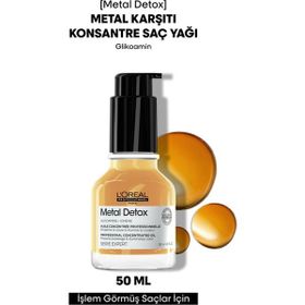 L'Oreal Professionnel Serie Expert Metal Detox Oil Elektriklenen Saçlar İçin 50 ml Bakım Yağı