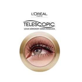 Loreal Telescopic Gold Uzun Görünüm Veren Siyah 3'lü Maskara Seti