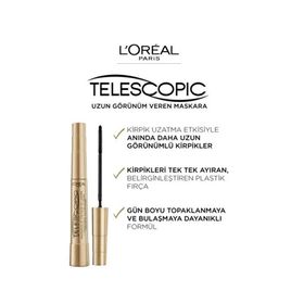 Loreal Telescopic Gold Uzun Görünüm Veren Siyah 3'lü Maskara Seti