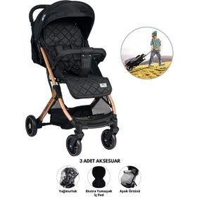 Lorelli Fiorano Kabin Boy Siyah Bebek Arabası