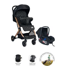 Lorelli Fiorano Kabin Travel Set Siyah Bebek Arabası
