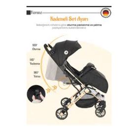 Lorelli Fiorano Kabin Travel Set Siyah Bebek Arabası