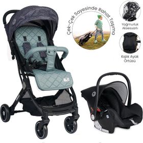 Lorelli Fiorano Kabin Travel Set Yeşil Bebek Arabası