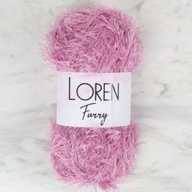 Loren 34048 RF012 Furry Gül Kurusu El Örgü İpi