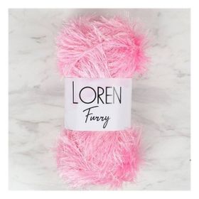 Loren 34049 RF014 Furry Pembe El Örgü İpi