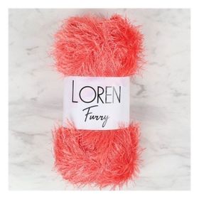 Loren 34051 RF017 Furry Nar Çiçeği El Örgü İpi