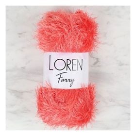 Loren 34051 RF017 Furry Nar Çiçeği El Örgü İpi