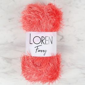Loren 34051 RF017 Furry Nar Çiçeği El Örgü İpi