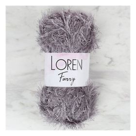 Loren 34056 RF036 Furry Koyu Gri El Örgü İpi