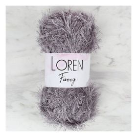 Loren 34056 RF036 Furry Koyu Gri El Örgü İpi