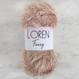 Loren 34060 RF053 Furry Bej El Örgü İpi
