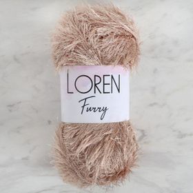 Loren 34060 RF053 Furry Bej El Örgü İpi