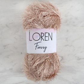 Loren 34060 RF053 Furry Bej El Örgü İpi