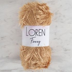 Loren 34061 RF0054 Furry Bej El Örgü İpi