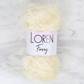 Loren 34062 RF065 Furry Krem El Örgü İpi