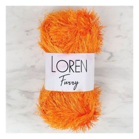 Loren 34065 RF103 Furry Turuncu El Örgü İpi
