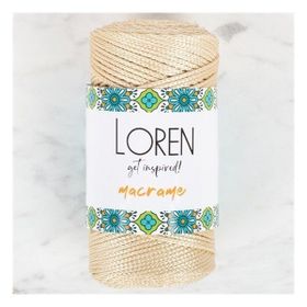 Loren 34326 RM036 Macrame Bej El Örgü İpi