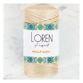 Loren 34326 RM036 Macrame Bej El Örgü İpi