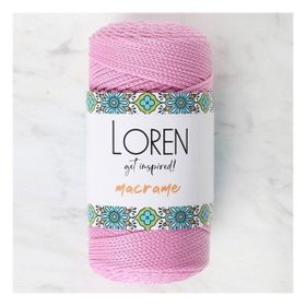 Loren 34332 RM074 Macrame Pembe El Örgü İpi