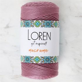 Loren 34333 RM090 Macrame Gül Kurusu El Örgü İpi